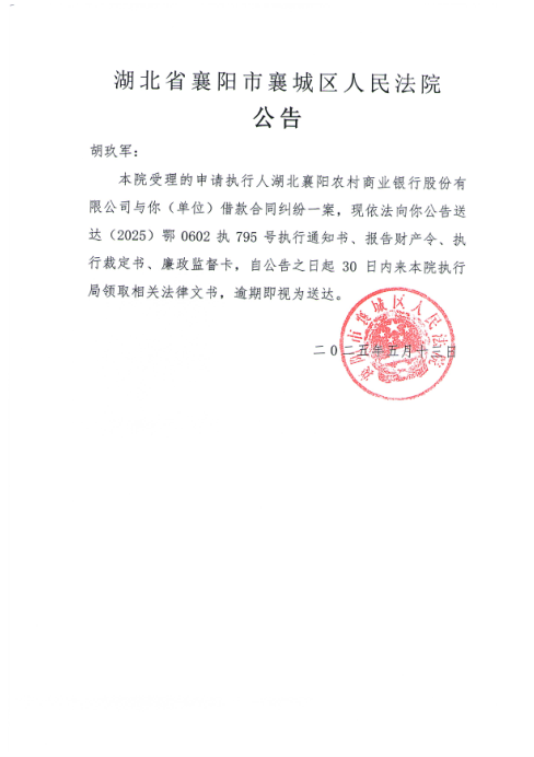关于（2025）鄂0602执795号执行公告.png